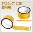 thumbnail image 2 of 50M Laser Shining Bopp Plastic Scrapbook Decorative Adhesive Tapes Laser Glitter Masking Decor Tape Yellow 50mm about 54.68 Yards(50m)/Roll, 2 of 6