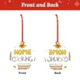 thumbnail image 2 of Cauagu Home Cooking Pattern Acrylic Christmas Pendant,1-Pack Christmas Ornaments Xmas Tree Decor Christmas Décor with Ribbon Cute Tree Hanging for Party Favors-Round Shape, 2 of 7