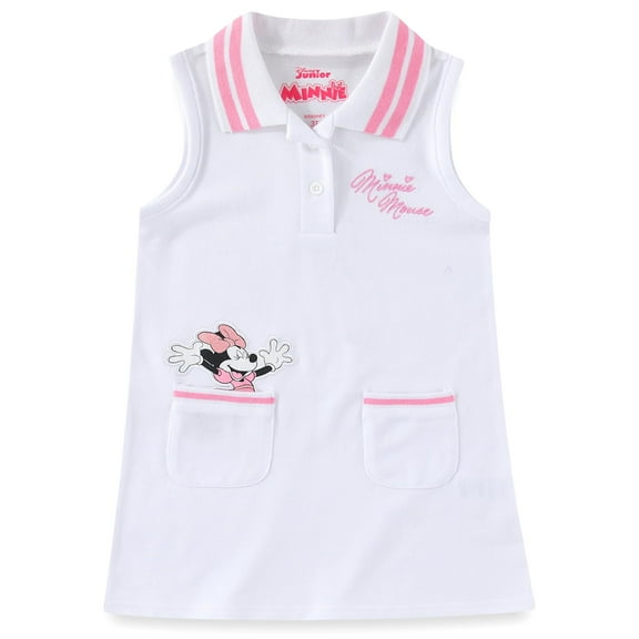 Disney Minnie Mouse Collared Polo Dress (Girls), Sizes 2T-6