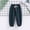 Navy, variant on NAISIBABY Boys Girls Pants 8 T, Lightweight Drawstring Cotton Linen Kids Causal Comfort Pants Green(2-9T)