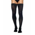 thumbnail image 2 of Sigvaris Essential 863 Opaque Men's 30-40 Closed Toe Thigh High Compression Stockings w/Grip Top Black LL Long, 2 of 3