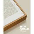 thumbnail image 4 of SHENIFY large 24x36in3pcs Natural Framed Boho Abstract Wall Art Mid-Century Tan Geometric Landscape Abstract Shapes Cozy Neutral Modern Minimalist Painting Decorative Artwork, 4 of 7