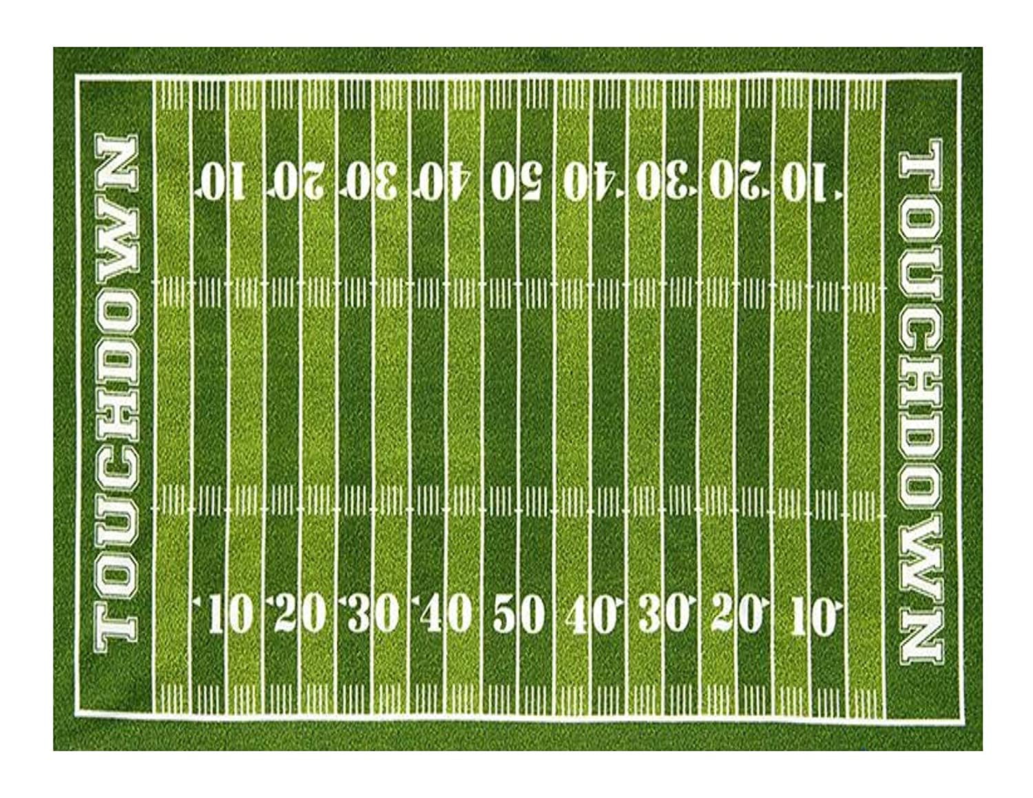 Football Field Touchdown Image Edible Cake Topper Frosting Sheet