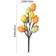 thumbnail image 2 of Flores de Pascua Artificiales para la Decoración Ramos de Huevo Impresas 25cm, Plástico Y Tallo de Hierro para Jarrón Y Decoraciones de Pascua para el Hogar, 2 of 7