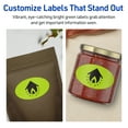 thumbnail image 4 of Avery Printable Oval Labels, Bright Green, 2" x 3-1/3", 80ct, 4 of 11