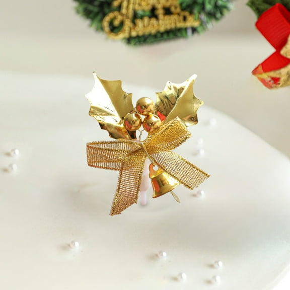 Christmas Cake Toppers Under 5 ! Yannianjz Birthday Cake Decor Holiday Cake Topper Festive Cake Accessories Edible Safe forKidsAdults Party Celebration Wedding Birthday