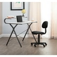 thumbnail image 2 of Studio Designs Pneumatic Swivel Deluxe Task Chair with Height Adjustable Seat in Black, 2 of 4