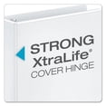 thumbnail image 3 of Performer Clearvue Slant-D Ring Binder, 3 Rings, 4" Capacity, 11 X 8.5, White | Bundle of 2 Each, 3 of 5