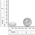 thumbnail image 3 of Gem Stone King 925 Sterling Silver Sky Blue Aquamarine Women Engagement Ring (0.90 Ct Round, Gemstone Birthstone, Size 6), 3 of 4
