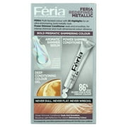 LOreal Paris Feria Permanent Hair Color, 822 Rose Gold Medium Iridescent Blonde