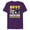 Purple, variant on Best Vacation in the Galaxy Family Group Trip - Short Sleeve Blended T-Shirt for Adults - Customized-Yellow