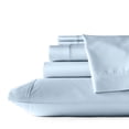 thumbnail image 2 of HomeRoots 523875 10 x 9.65 x 4.75 in. Powder Blue Tencel Lyocell Satin Beds Sheet Set - Set of 6, 2 of 7