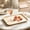 Beige #XL, variant on Sturdy Resin Serving Tray Rectangular Snack Platter for Produce Appetizers and Everyday Kitchen Storage