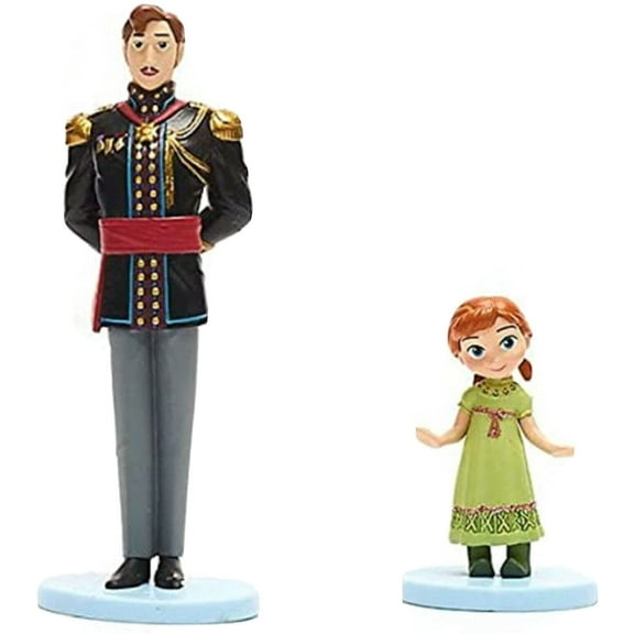 King Agnarr & Toddler Princess Baby Anna Cake Topper Dad Daughter Figures Frozen…