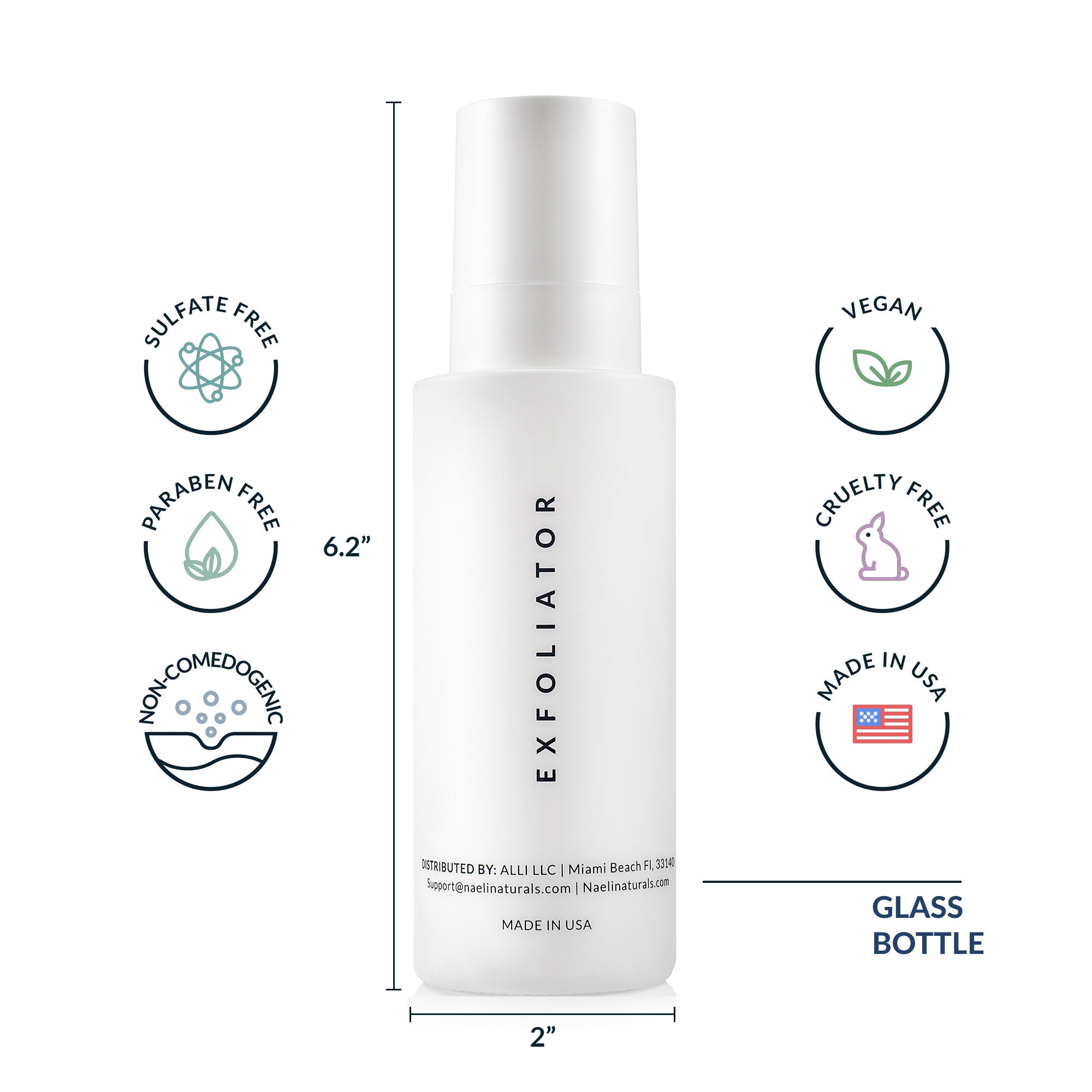 Buy NAELI AHA/BHA 10 Glycolic Acid Face Wash, Salicylic Acid Face