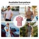 thumbnail image 5 of Fotbe Sweet Camiseta Polo de Golf para Hombre con Estampado – Camisa Deportiva Transpirable con Cuello Abotonado-Medium, 5 of 6
