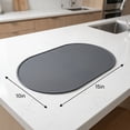 thumbnail image 7 of Unique Bargains 6 Pack Silicone Placemats for Kitchen Dining Table Decor Dark Gray, 7 of 7
