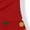 Red, variant on Girls' Teal Rib Velour Short Sleeve Dress With Bow Waistband,Big Girls, Size 6