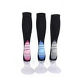 thumbnail image 3 of pitrice High Compression Nylon Socks Prevent Swelling Elastic Leg Support Stockings, 3 of 8