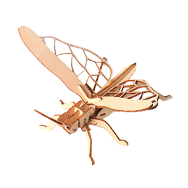 Modelo educativo del rompecabezas del equipo de construcción de s manualidades de construcción de del juguete del para los Estilo G Hugo Artesanía en madera de insectos