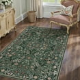 thumbnail image 3 of WIPONKEN 5x7 Area Rugs Morris Carpet for Living Room Bedroom Dining Room Office Farmhouse, Machine Washable Non Slip Vintage Persia Rug Black, 3 of 7