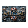 thumbnail image 4 of 3D Floral Print Doormat Set Modern Bath Rug Entryway Carpet High Absorbency Machine Washable Floor Mat For Bathroom Front Door Indoor, 4 of 4