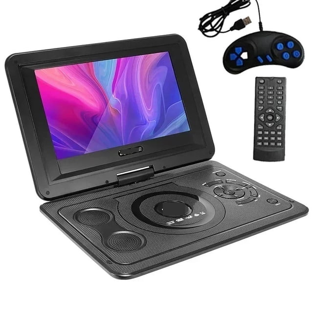 13.9 Inch Portable Mobile DVD Player 12V Rechargeable Super Seismic HD EVD VCD Players