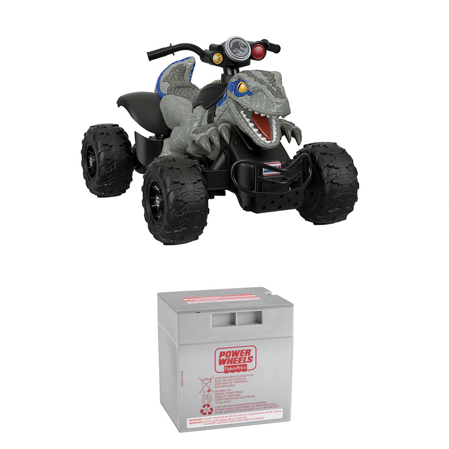 power wheels dinosaur 4 wheeler