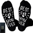 thumbnail image 4 of Yuanlong Socks Women And Men Sole Cat Cartoon Line Pattern Cotton Mid Tube Socks Daily Anti Slip Breathable Floor Socks6, 4 of 5
