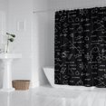 thumbnail image 2 of Math Equations Chemistry Symbols Black Pattern Shower Curtain 72"x84" ,Bathroom Decorative Shower Curtains Set with 12 Hooks,Modern Waterproof Washable Shower Curtain, 2 of 6