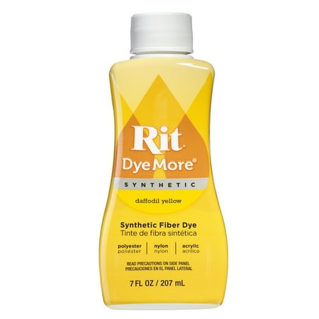 Rit DyeMore For Synthetics, Daffodil Yellow, 7 fl.oz