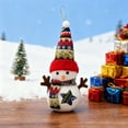 thumbnail image 2 of YOHAVEN Cute Snowman Christmas Ornament Holiday Decoration for Tree Mantel Shelf Table Seasonal Xmas Decor Front Door Decorations Home Christmas Decor Indoor Winter Decor, 2 of 4