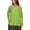 Green Shirts, variant on Htigea Women's Cold Shoulder Shirts Eyelet 3/4 Sleeve Tops Hollow Out V Neck Pullover Ladies Tunic Blouse for Going Out Gray,S