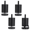 thumbnail image 1 of 3x4 Uds Patas De Muebles De Aleación De Aluminio Sofá Mesa Gabinete TV Soporte Patas Negro 6cm, 1 of 7