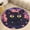 style-6, variant on Cute Planet Cat Soft Bedroom Round Area Rug, Washable Cute Nursery Circle Throw Mat, Non-Slip Contemporary Small Low Pile Floor Carpet for Dorm Bedside