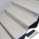 thumbnail image 1 of Alfombra antideslizante para escaleras - Alfombra de poliéster de 66x24 pulgadas, lavable e impermeable para suelos duros, blanca o gris oscuro, 1 of 6