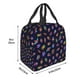 thumbnail image 3 of Easygdp Colorful Insects Bolsa Térmica Premium - Tela Oxford Impermeable, Gran Capacidad, Bolsillo Frontal, Unisex para Trabajo, Escuela, Actividades al Aire Libre y Picnics, 3 of 8