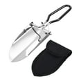 thumbnail image 2 of Colaxi Folding Gardening Trowel, Small Hand Spade Home Camping Spade Mini Spade for Agricultural Transplanting Backyard Yard Soil Black with Bag, 2 of 10