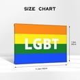 thumbnail image 4 of TEQUAN Rainbow Lgbt Lesbian Wall Art Canvas Prints, Modern Artwork Frameless Painting, 8" x 12", 4 of 8