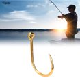 thumbnail image 4 of Anzuelo de pesca de acero, 100 piezas de anzuelo de pesca de acero con alto contenido de carbono, anzuelo de pesca con púas afiladas, probado y confiable, 4 of 8