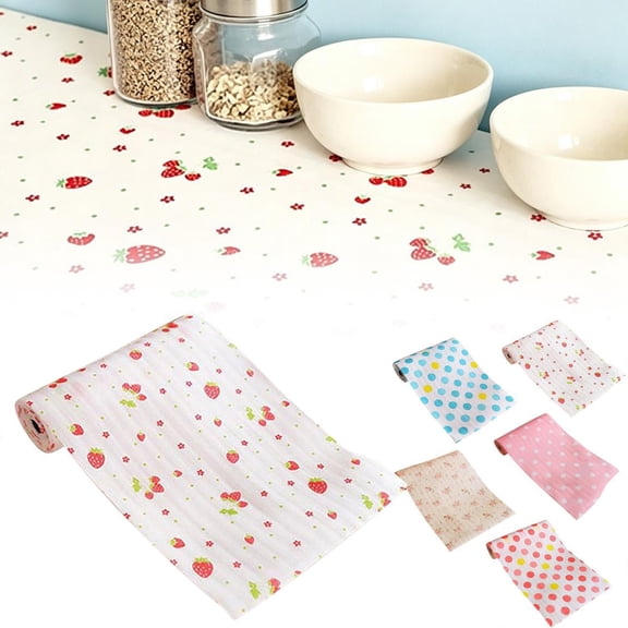 Noothes Removable Contact Paper Cabinet Shelf Liner 30x300cm Waterproof Oil Proof Non Adhesive Covering for Kitchen Cabinet Dresser Drawer Protection