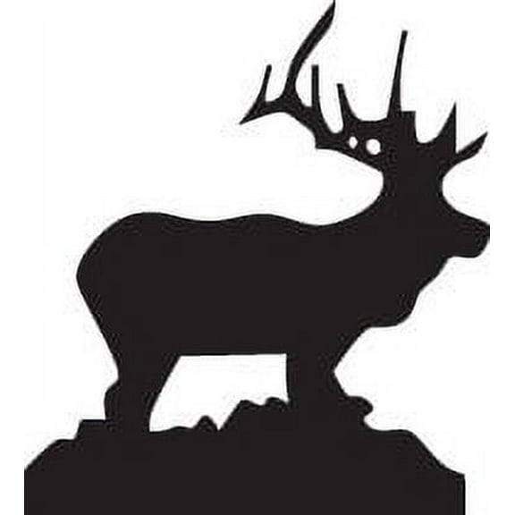 Custom Wall Decal Deer On Mountain Animal Kids Boys BedRoom- Sticker - Vinyl Wall : 20 X 20"