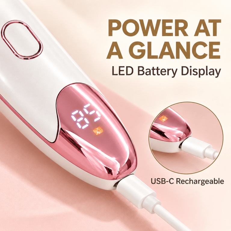 Obacre 5-in-1 Electric Razor for Women, IPX7 Waterproof with LED photo 6