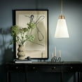 thumbnail image 3 of 52661CPZ Kichler Lighting Marsailli - 1 Light Pendant-19 Inch Tall and 11.5 Inch Wide-Champagne Bronze Finish-Cased Opal Glass Color, 3 of 6