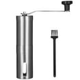 thumbnail image 2 of Manual Coffee Grinder Stainless Steel, Ceramic Burr, Adjustable & Portable Hand Coffee Grinder with Brush, Consistent Grind for Coffee Beans, Spice, Herbs, 2 of 6