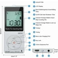thumbnail image 2 of Pocket AM FM Radio, Portable Handheld Personal Radio with Earphone, Small Rechargeable Walkmans, Battery Operated Digital Tuning Volume, LED Display, Perfect for Indoor, Outdoor Jogging, Walking, 2 of 7