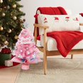 thumbnail image 4 of ⚡ Big Sale ! Mini Christmas Tree Bow Decorative Snow Christmas Tree Lamp String White Snow Christmas Tree Artificial Snow Flocked Christmas Tree For Christmas Decoration Without La, 4 of 8