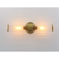 thumbnail image 3 of 11472CRSBR Maxim Lighting Crosby - 2 Light Wall Sconce-Satin Brass Finish, 3 of 5