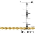 thumbnail image 7 of KoolJewelry 18k Yellow Gold 2.6 mm Men's or Women's Rope Chain Necklace (25 inch), 7 of 7