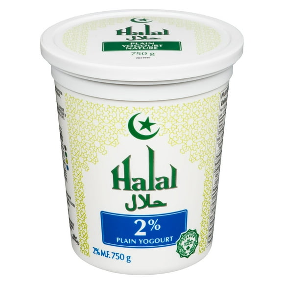 Halal Yogourt 2% Plain, 750g